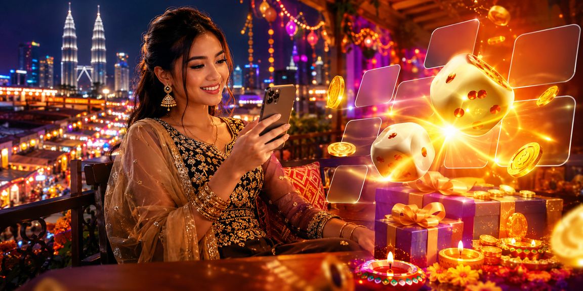 Permainan dadu dan kad kasino Kuala Lumpur yang meriah di platform dalam talian Malaysia